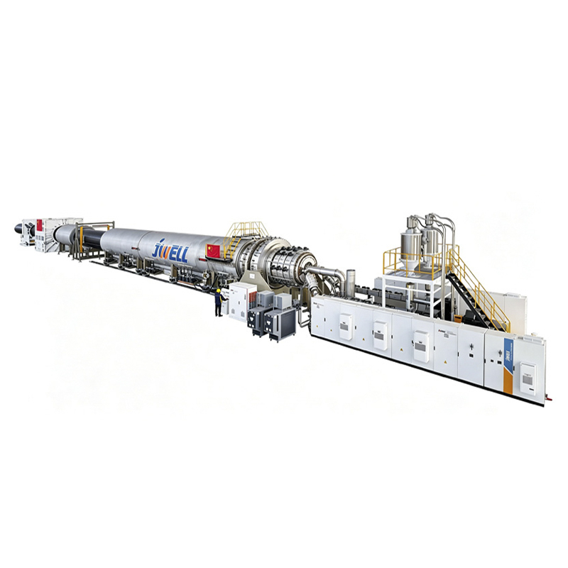 Large Diameter HDPE Solid Wall Pipe Extrusion Line