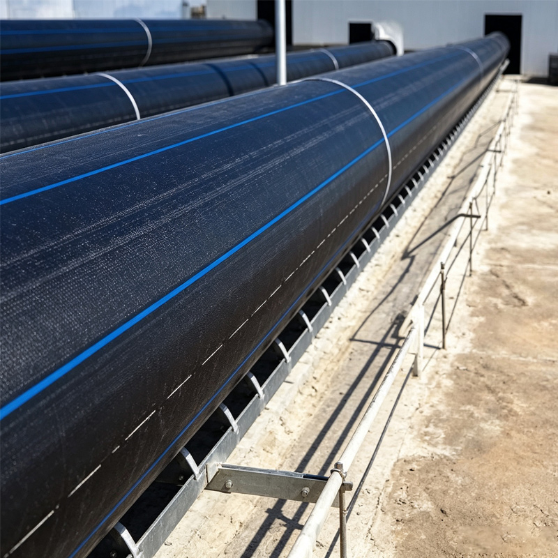 Large Diameter HDPE Solid Wall Pipe Extrusion Line