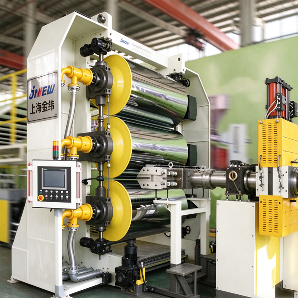 PP High-Filled Flooring Extruder Production Line