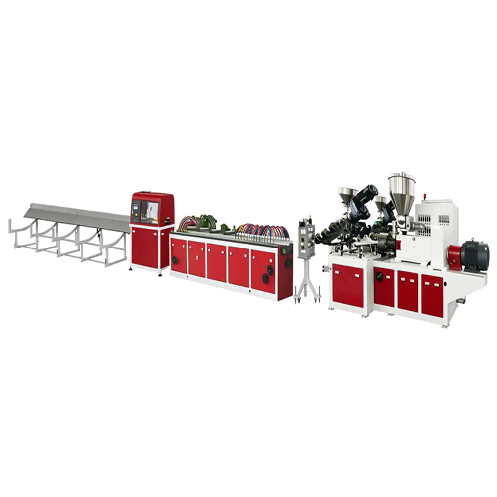 PE & PP Wood-Plastic Composite Flooring Extrusion Line