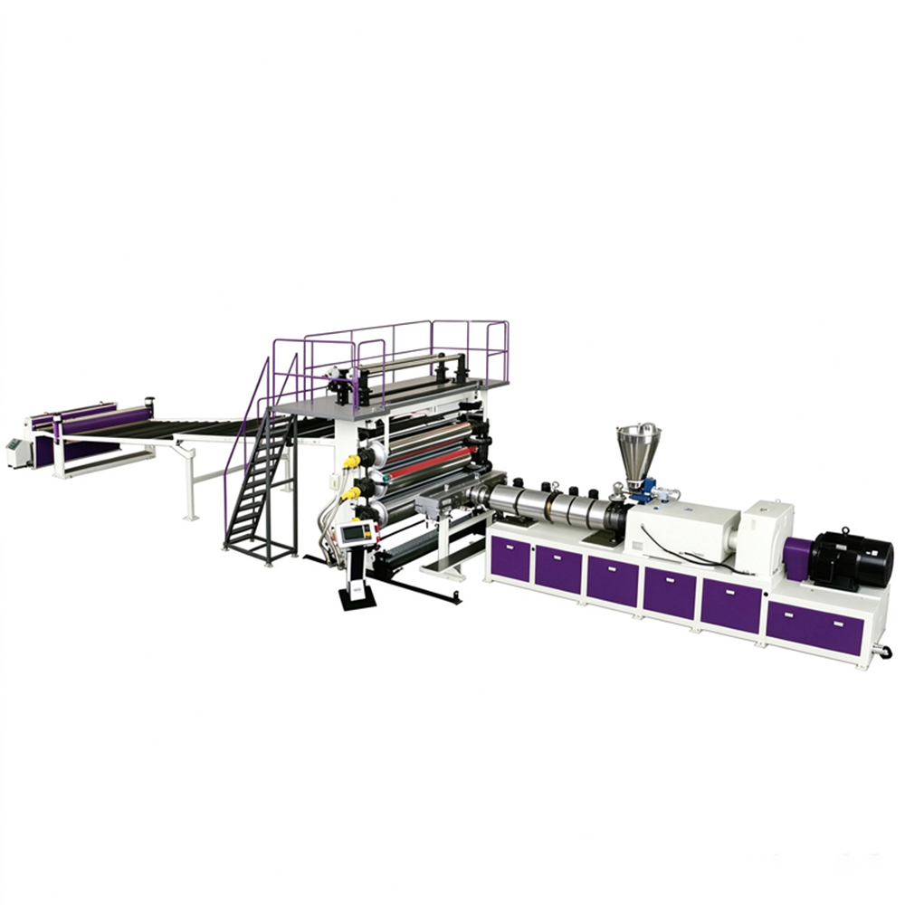 PVC Rigid Sheet / Decoration Sheet / Imitation Marble Board Extruder Line