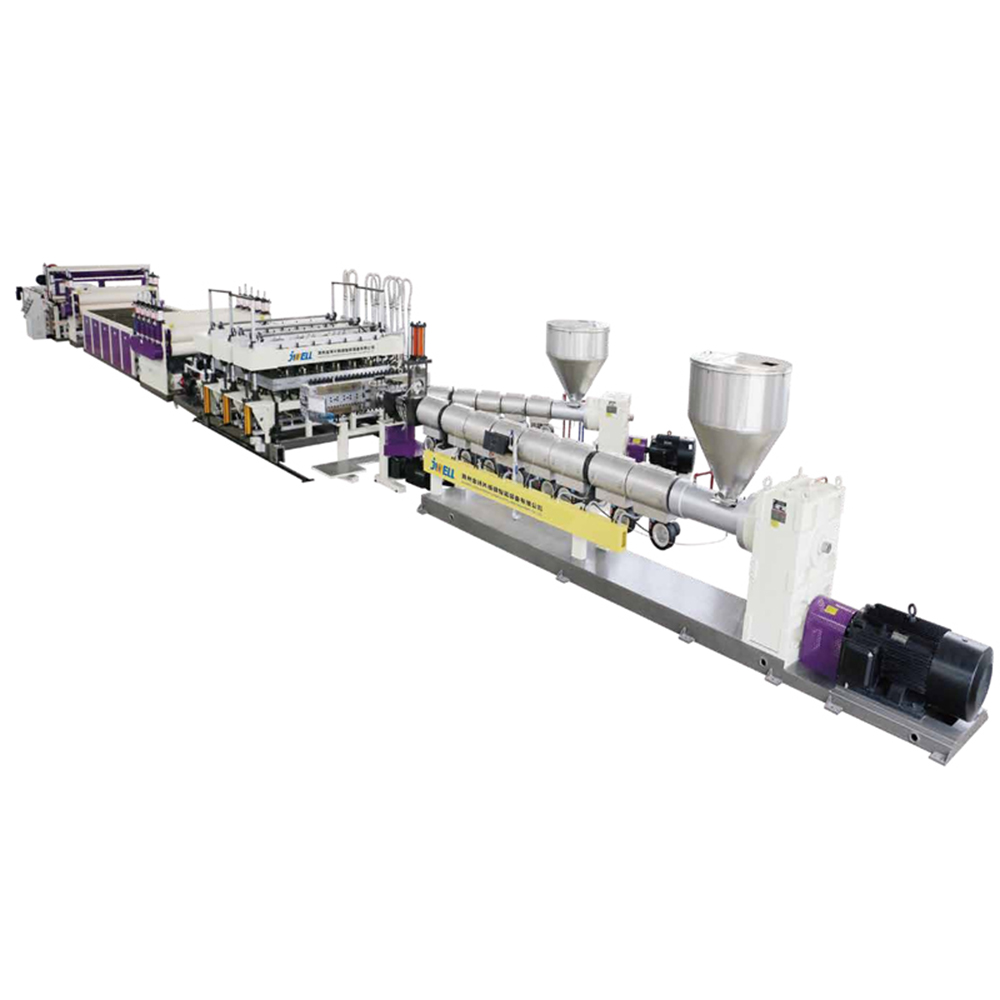 PP Hollow Construction Formwork Twin Extruder Lines