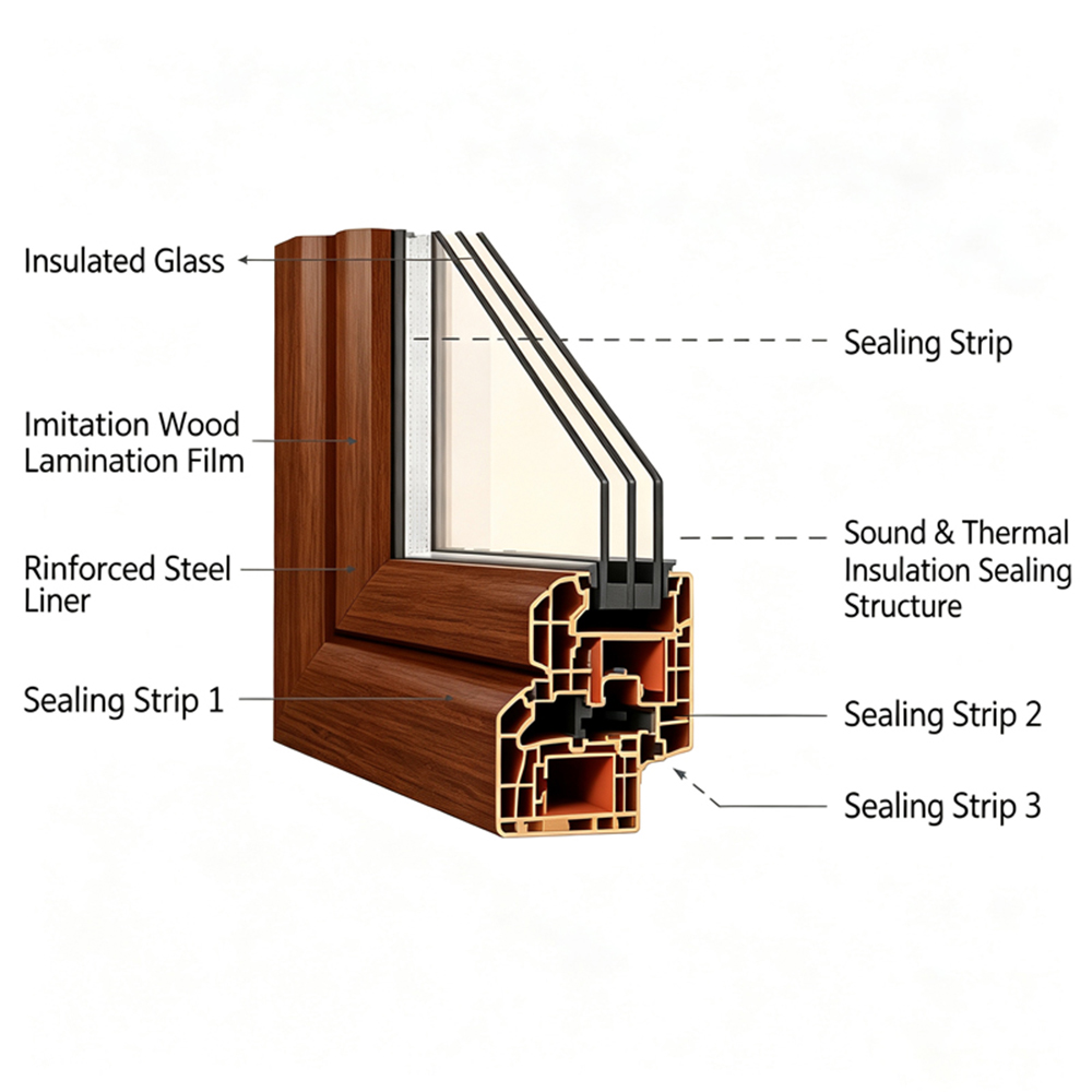 PVC High-Speed Profile Extruder Extrusion Line