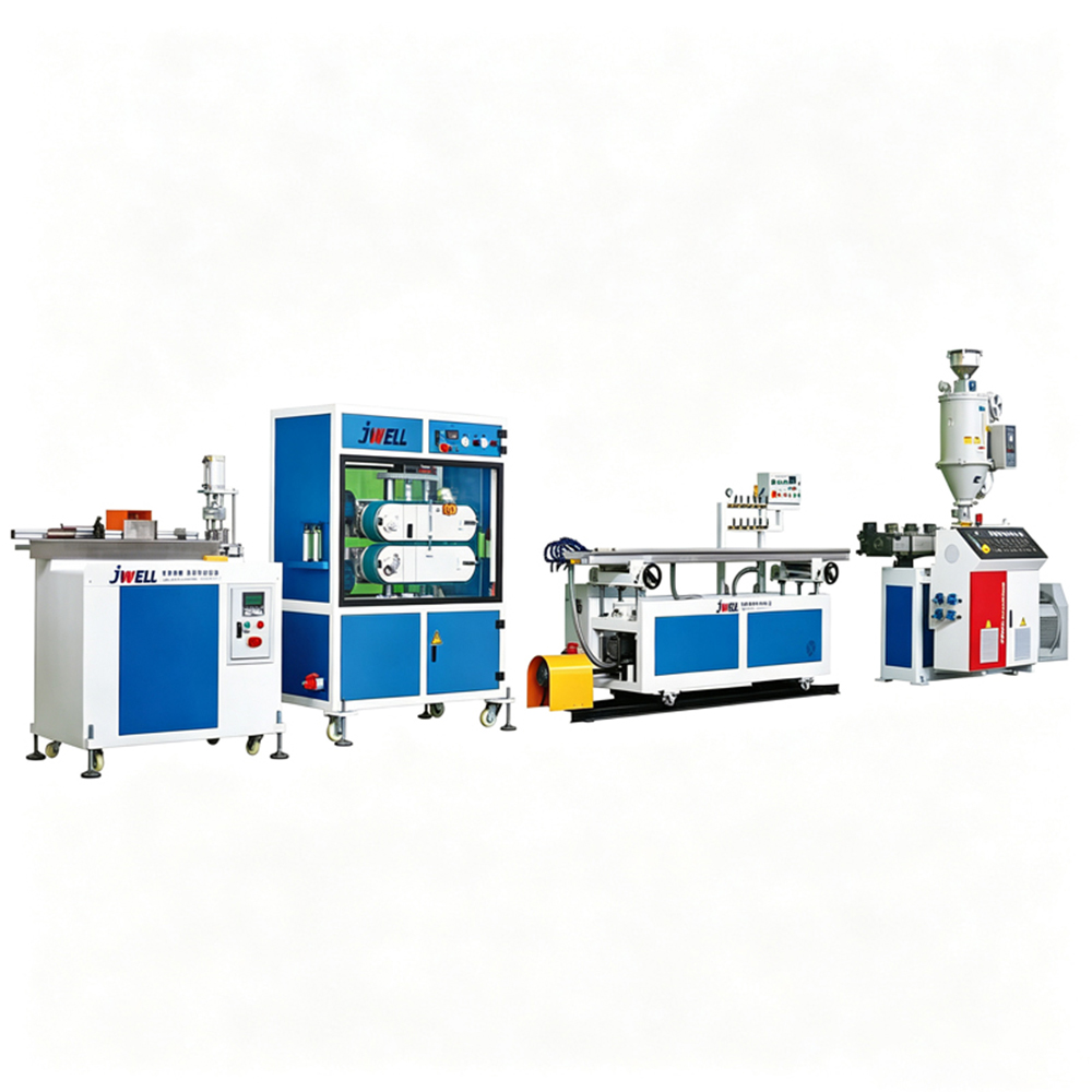 PVC/PP/PE/PC/ABS Profile Extruder Extrusion Line