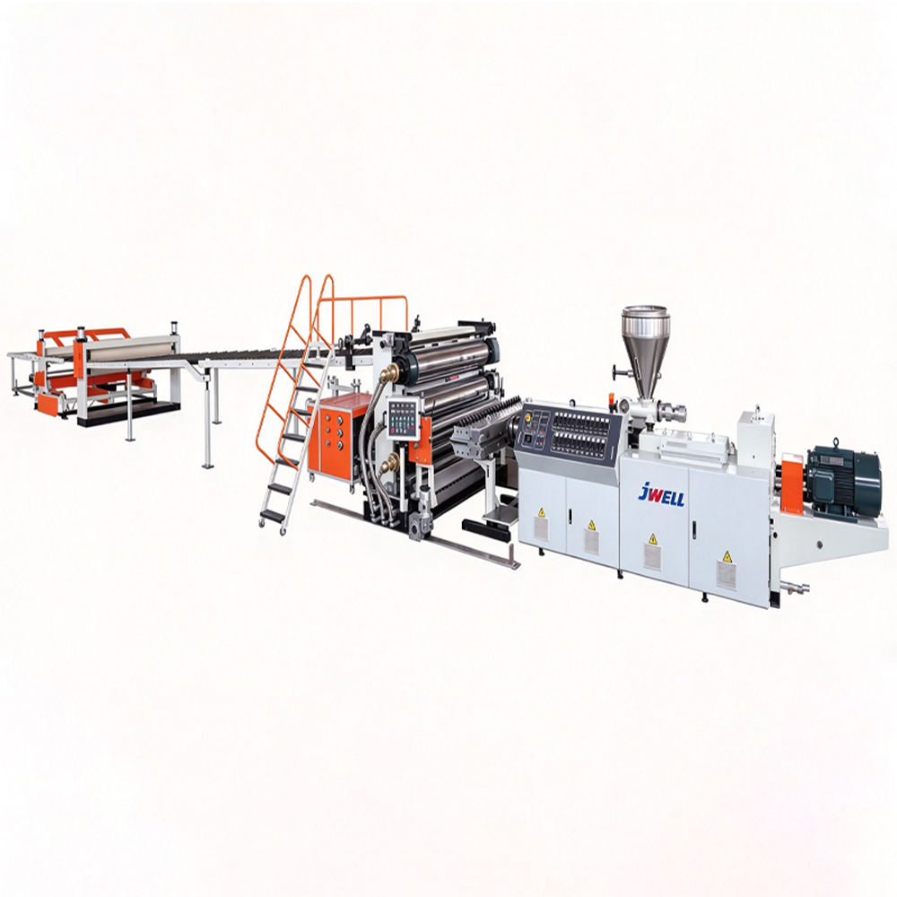 PVC Free-Foaming / Marble-Like Sheet Extruder Extrusion Line